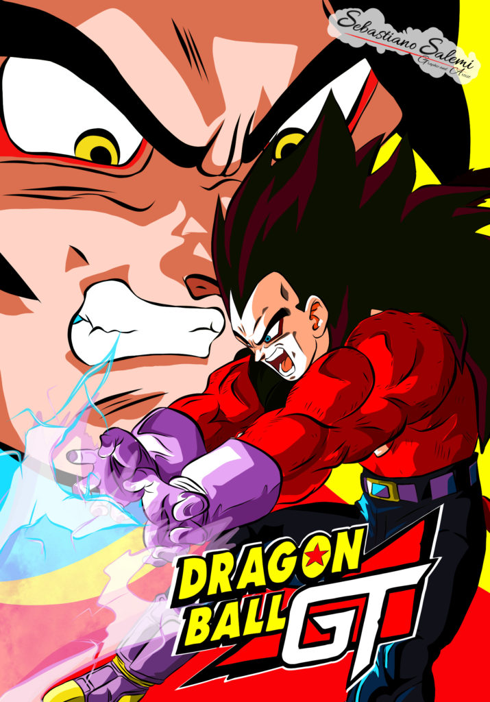 Disegno Vegeta SSJ4