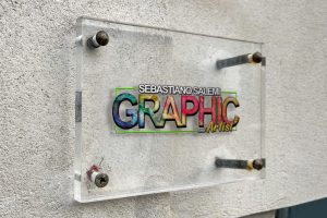 Mockup logo graphic
