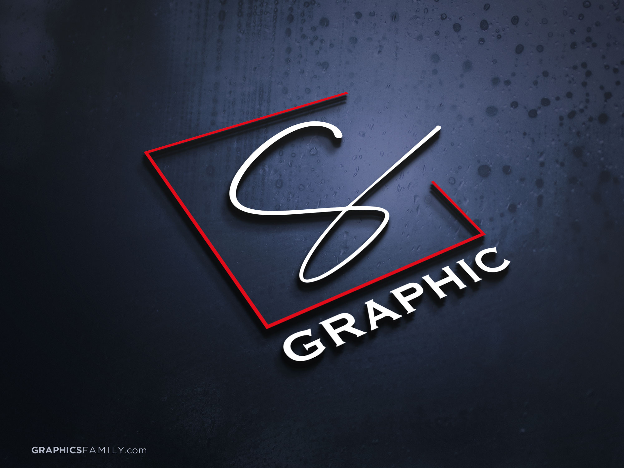 logo modern 3d graphic 2